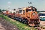 IC 1104 plus three more Alco C636 locomotives 